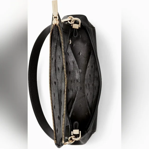 Kate Spade Black Leather Shoulder Bag - Picture 4 of 5